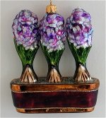 Hyacinths in Planter Violet